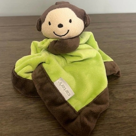 Carter's Brown Plush Monkey‎ Baby Lovey - Picture 1 of 4